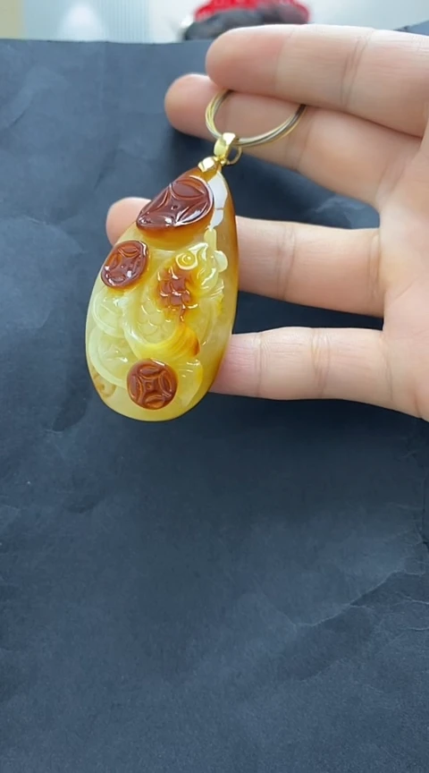 未镶嵌琥珀裸石蜜蜡吊坠