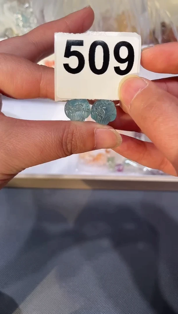 未镶嵌手链水晶A509 海蓝宝 狐球 多样性发一