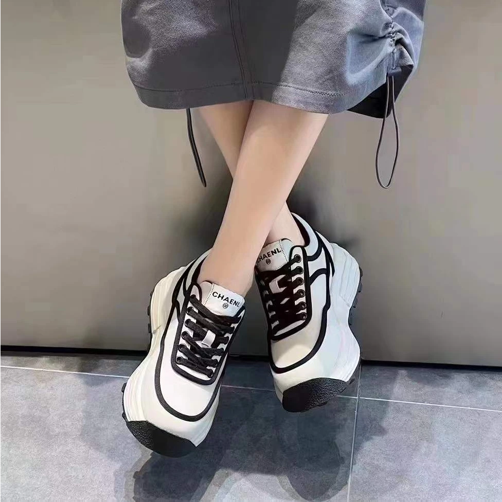 专柜正品762231休闲鞋时尚百搭真皮厚底韩版高帮秋季系带