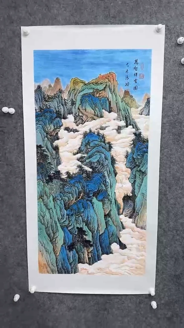 【闪购商品】国画99清波  山水 8平尺