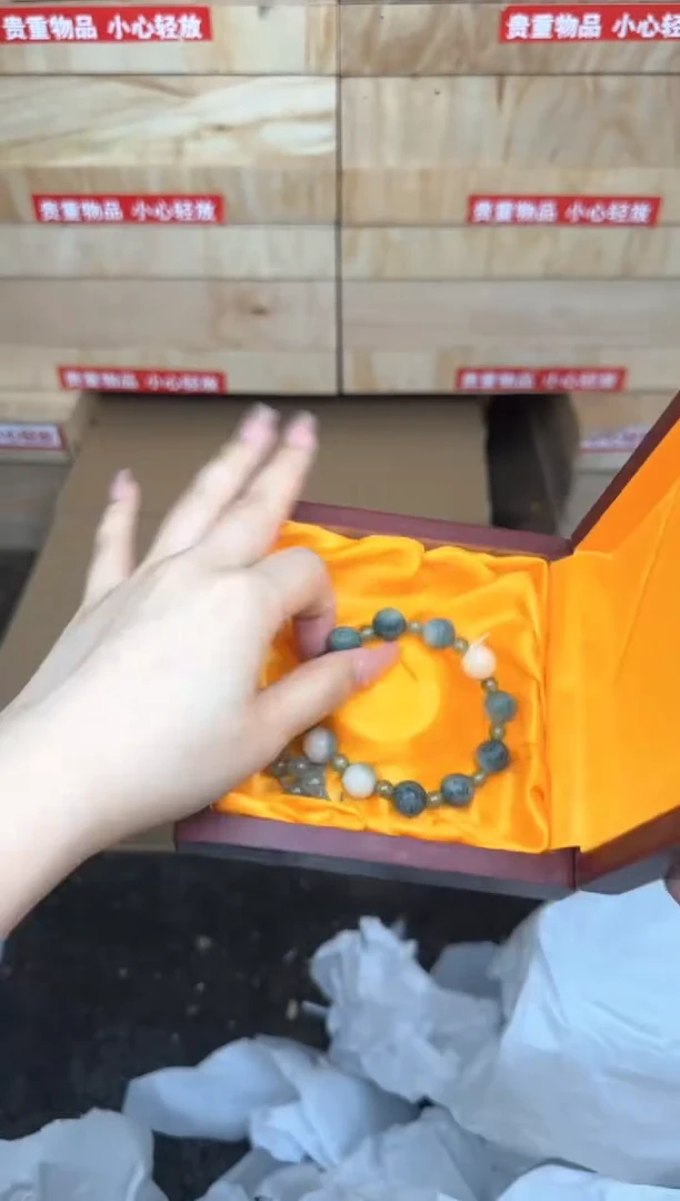 青玉菩提莲蓬手串链接@@ys942