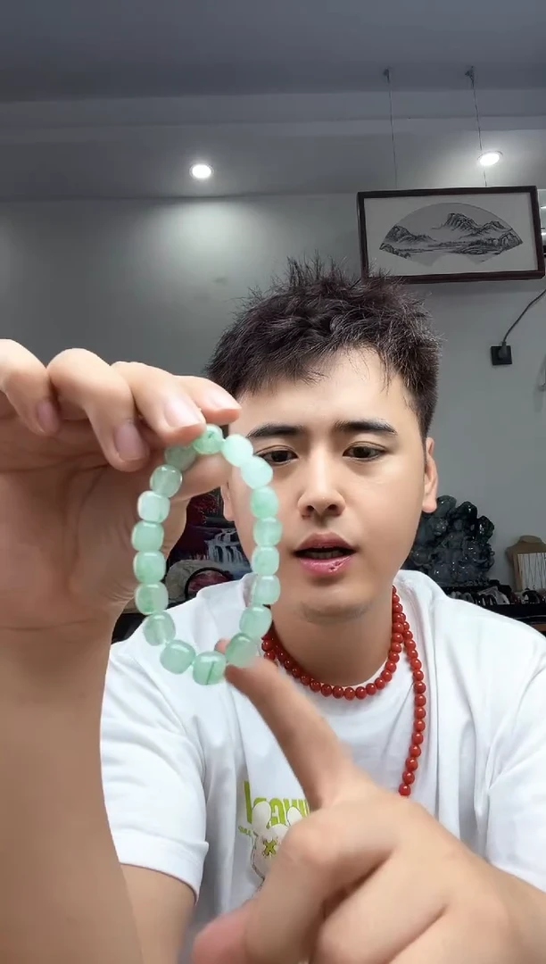 石英质玉未镶嵌颈饰非洲翠手串