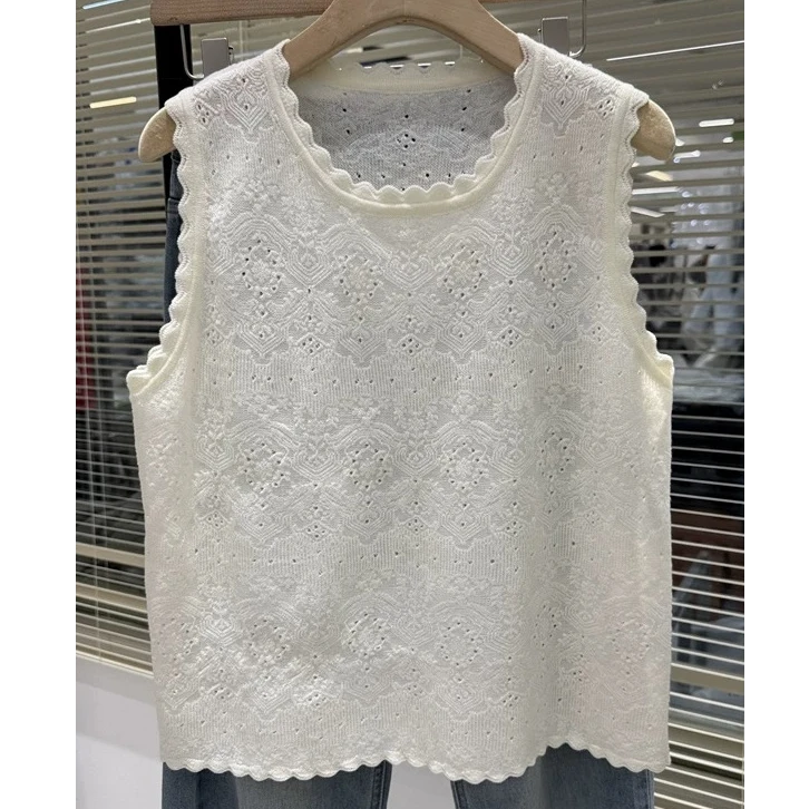 外贸原单女士背心无袖上衣显瘦高级