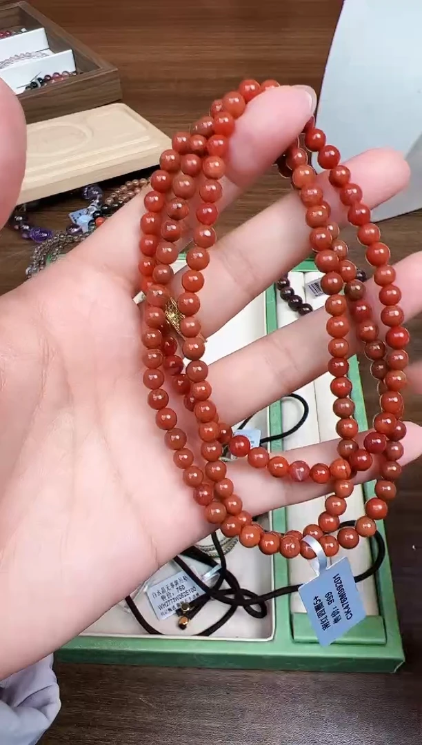 未镶嵌手链南红玛瑙悦1534 约5mm