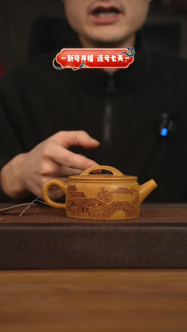 【闪购商品】紫砂茶壶宜兴原矿紫砂壶H7155