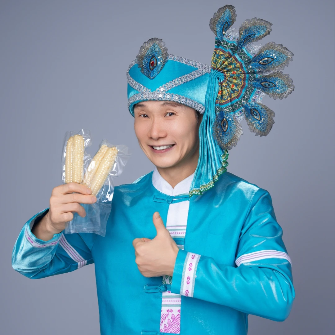 【雷舅舅专属】云南版纳拇指玉米香糯甜黏早餐佳品速食代餐真空包装