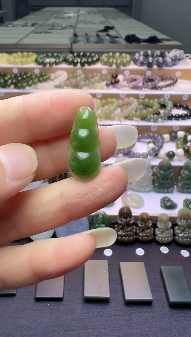 颈饰未镶嵌和田玉60号链接约卡25*11*4