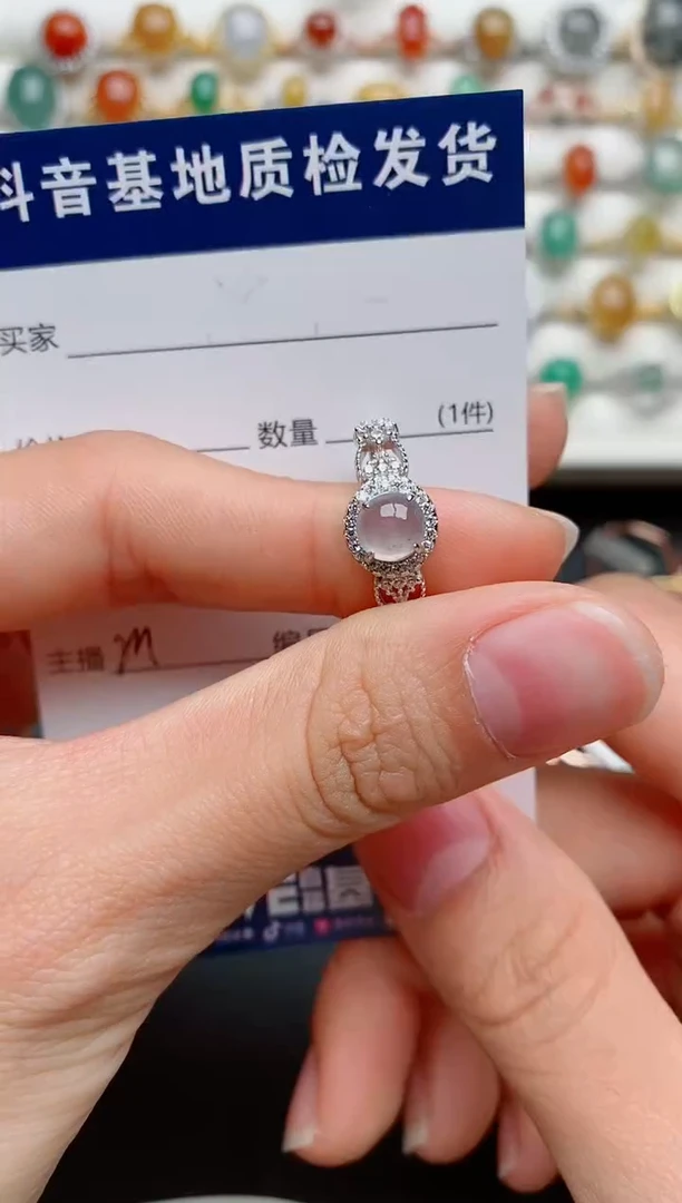 【闪购商品】翡翠戒指银S925镶嵌......