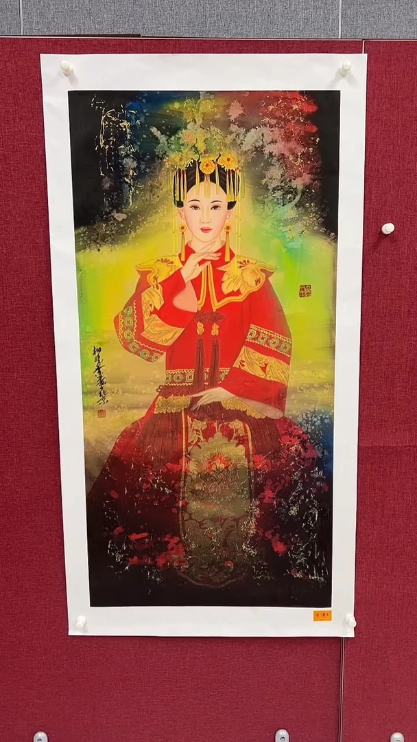 国画柳晓叶绘画8pc红人物