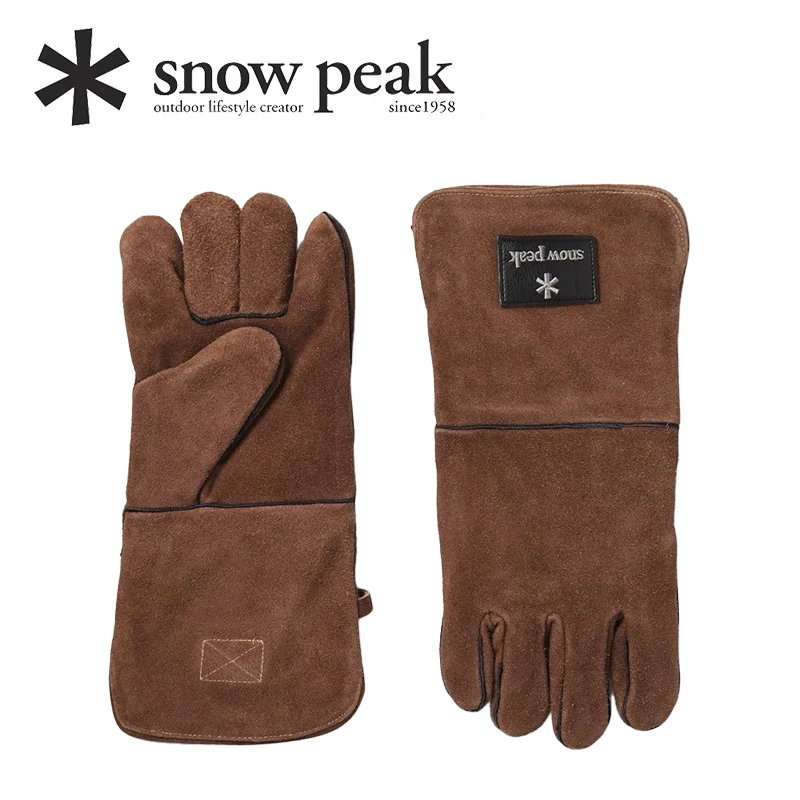 snowpeak雪峰露营户外手套防火耐热烤箱手套UG-023BR