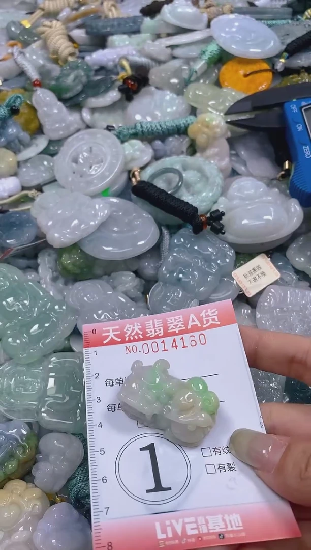 翡翠未镶嵌颈饰闪购0014160