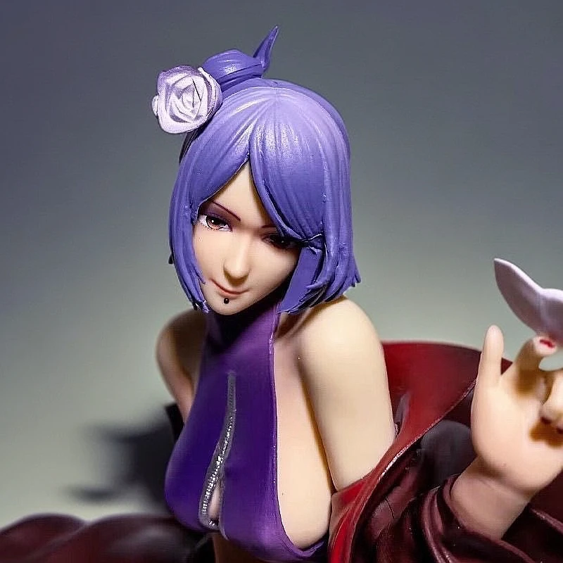 国产火影美少女GK晓组织共鸣系列小楠站姿雕像场景模型盒装手办