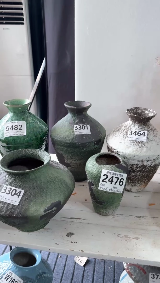 摆件༺****༻景德镇陶瓷花器默认无孔编号 3301  3304  2476