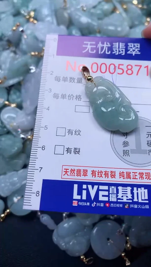 颈饰未镶嵌翡翠5871
