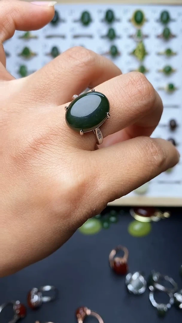 【闪购商品】和田玉戒指未镶嵌1