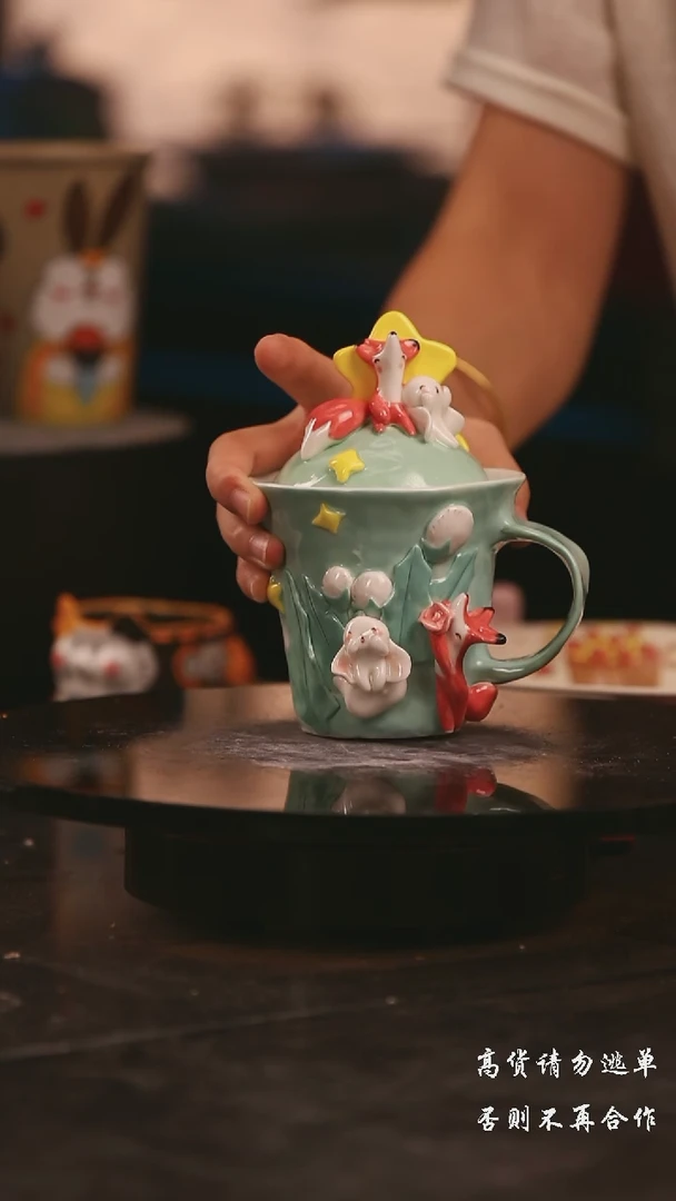 陶瓷景德镇可爱设计师款陶瓷