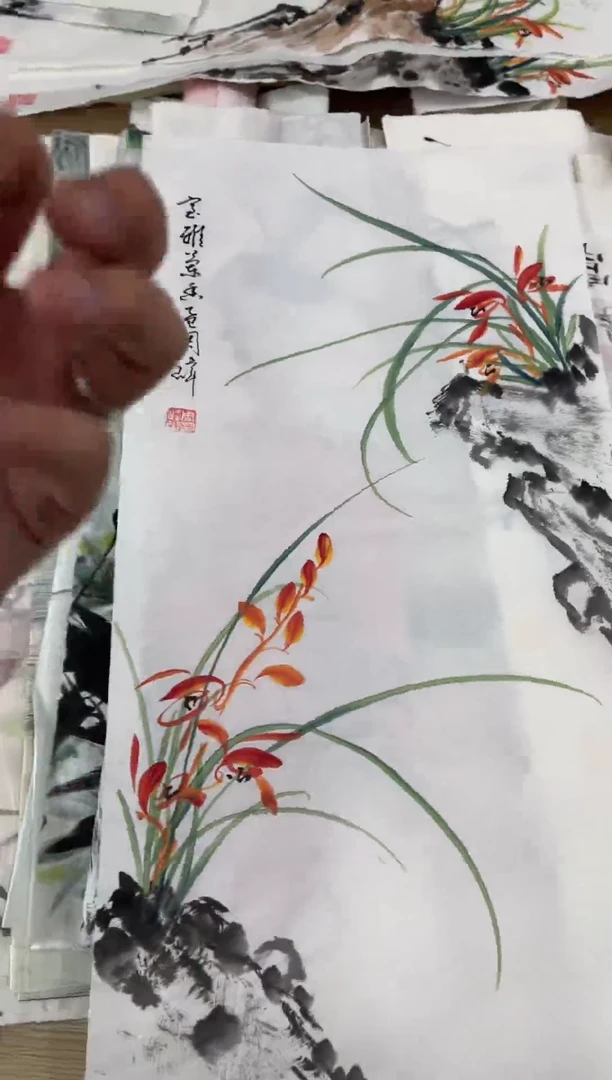 国画11.28国画手绘作品无边框