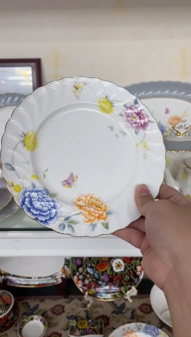 45%以上骨粉骨瓷8英寸平盘