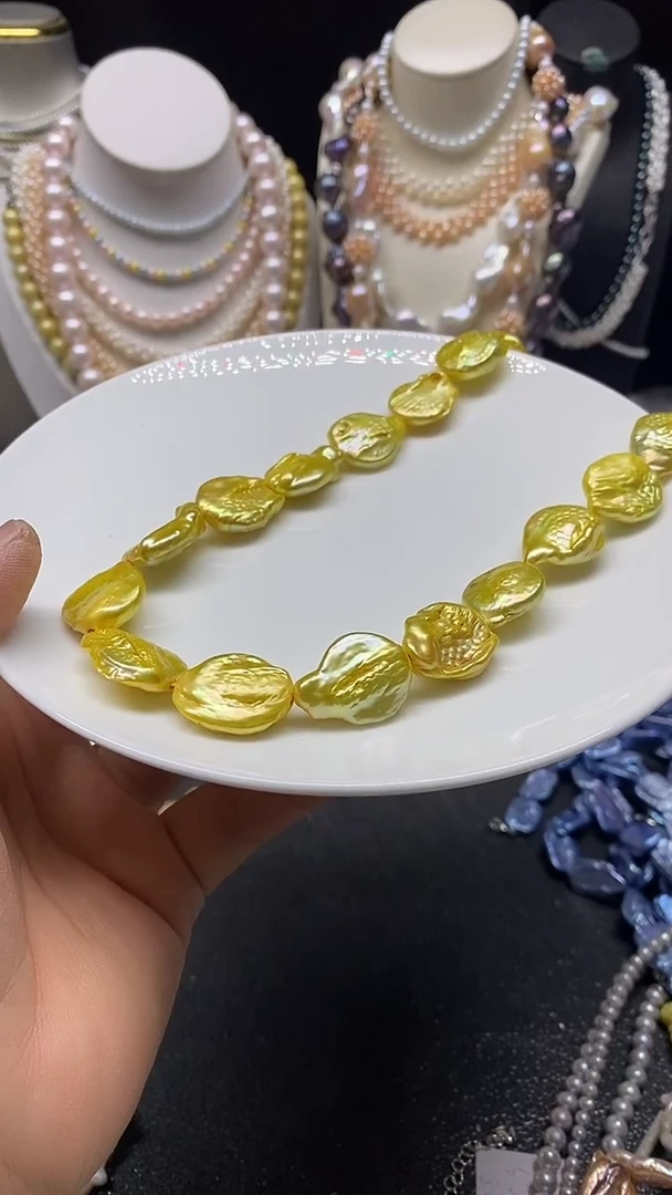 颈饰未镶嵌淡水珍珠多人