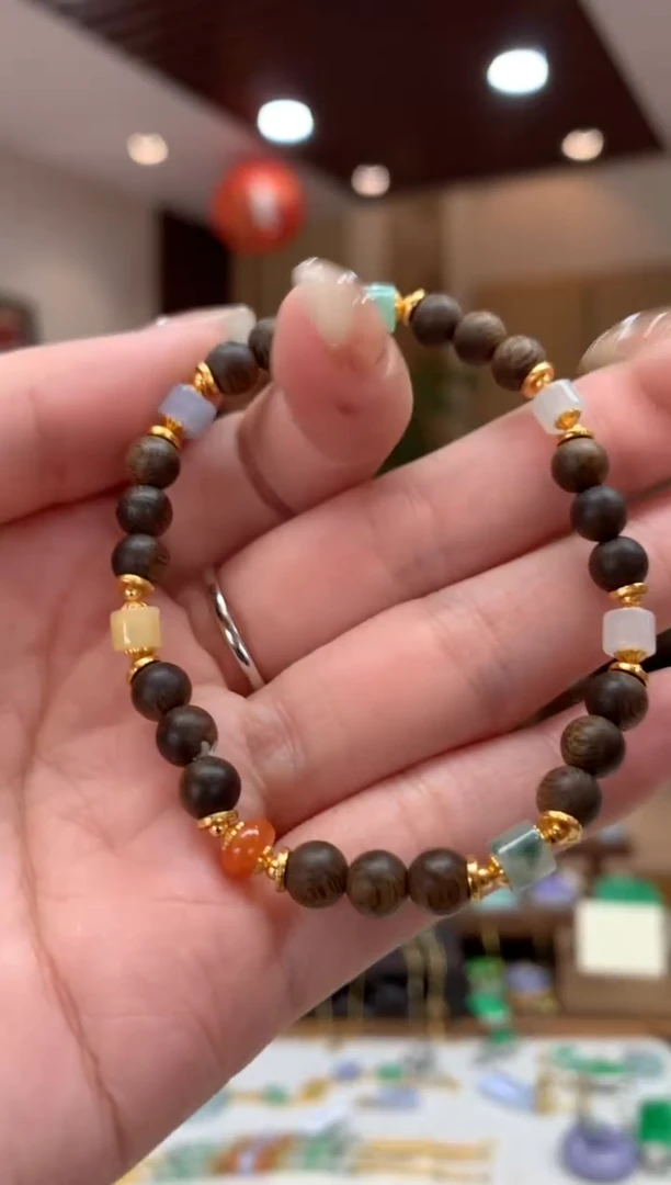 未镶嵌手串翡翠手串