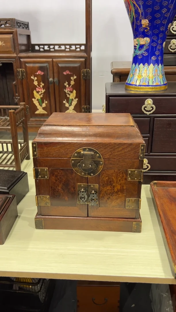 木官帽箱储物箱花梨木储物箱