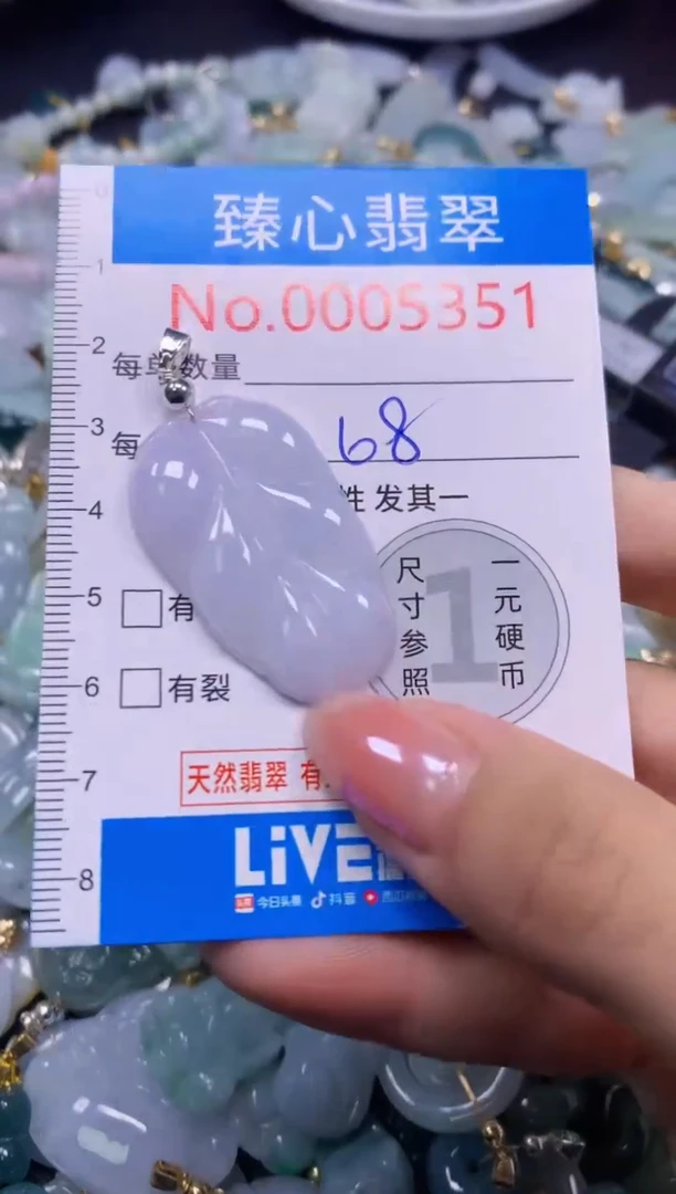 吊坠(不含链)未镶嵌翡翠5351