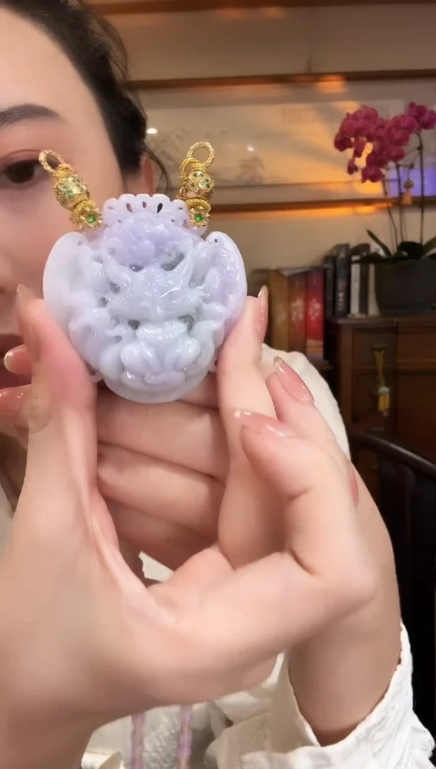 颈饰未镶嵌翡翠国风