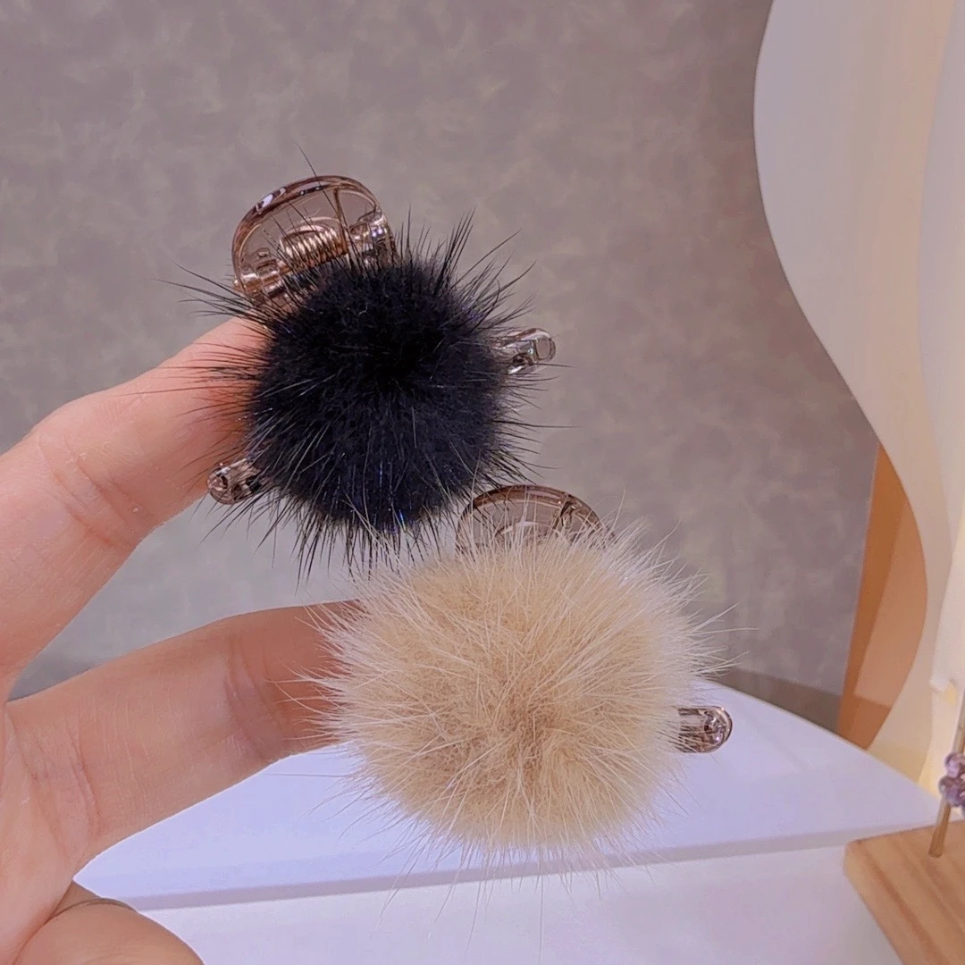 秋冬新款简约风半抓小夹子日韩女原创设计仙女风瑞丽风法式