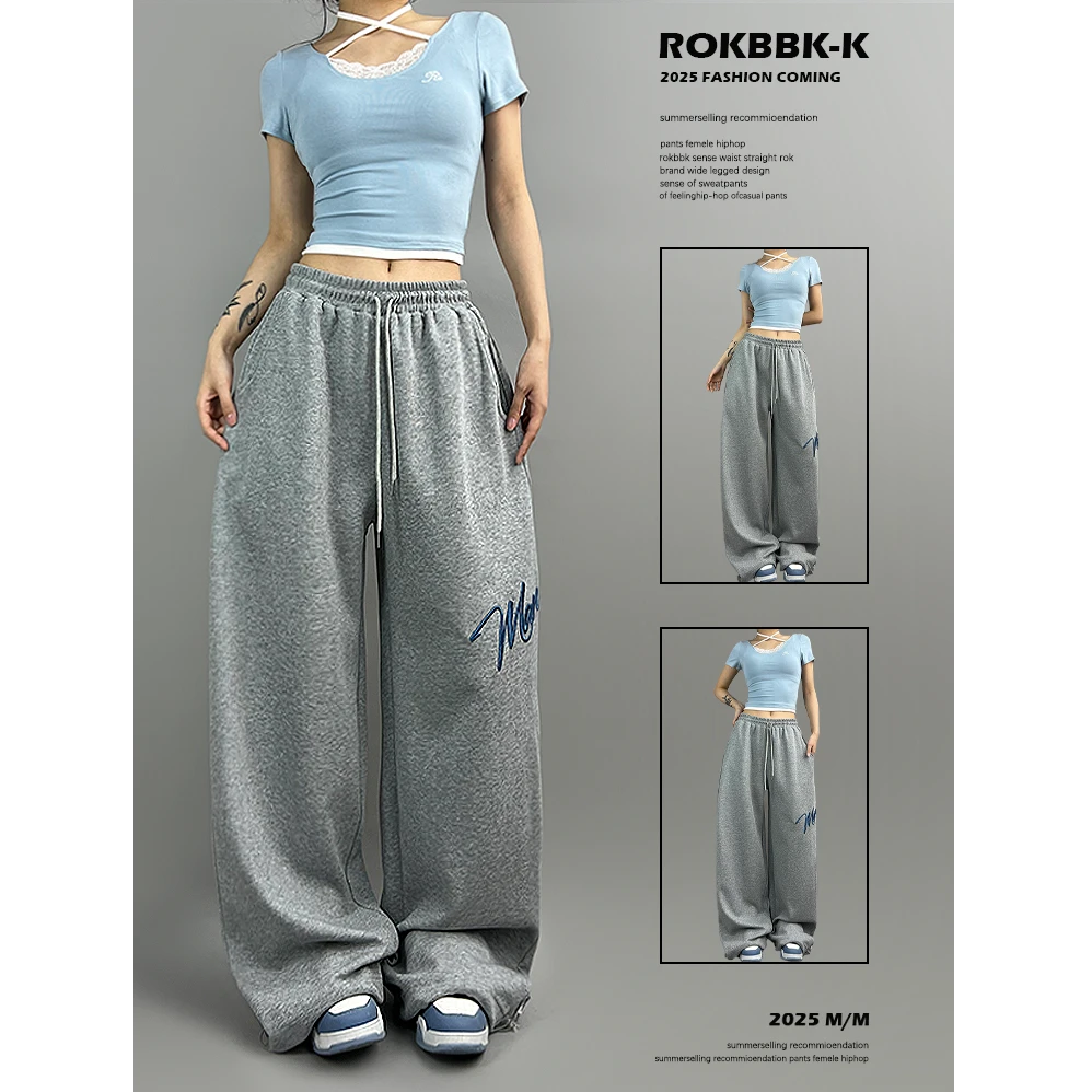 ROKBBK－K/布韩爵士jazz跳舞潮牌嘻哈hiphop运动女休闲裤长裤