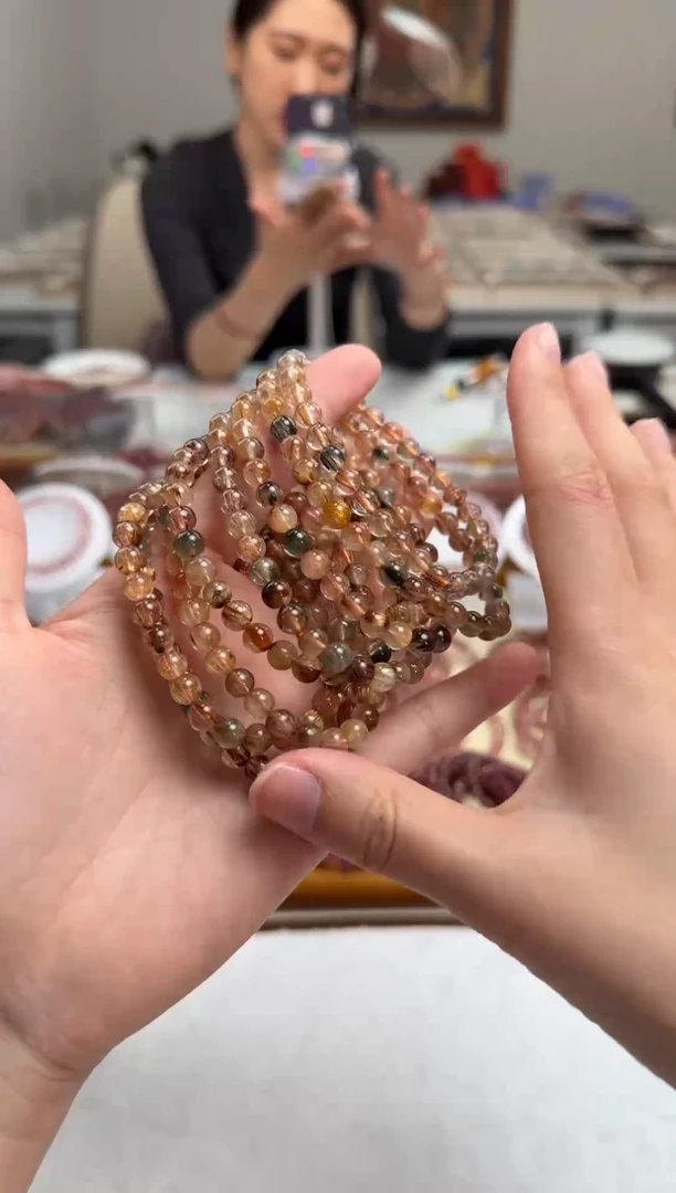 未镶嵌手串水晶彩发 多样性发一