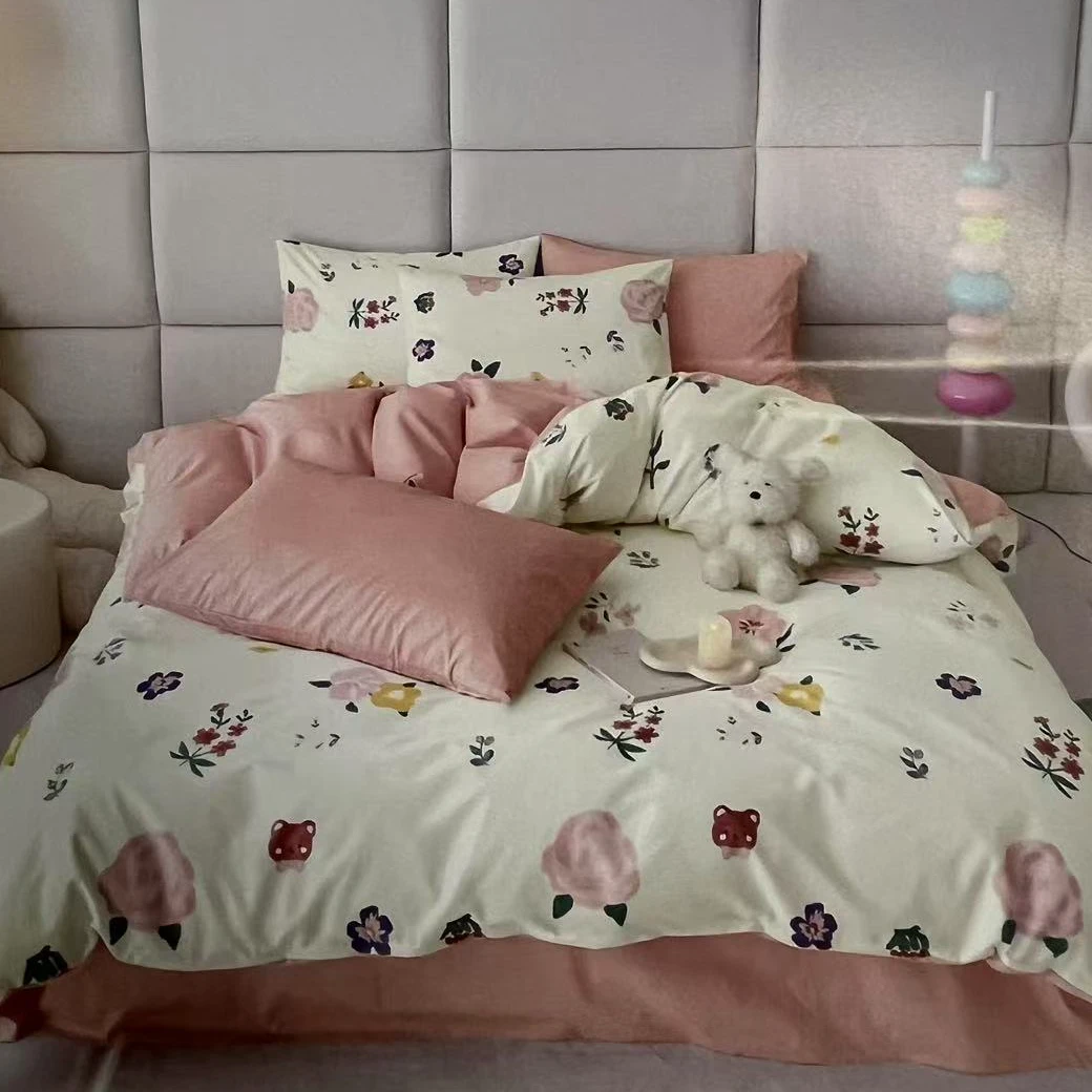 【特价款】朝花夕拾--120支匹马棉全棉加厚高支高密轻奢印花四件套