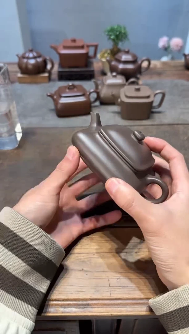 茶壶紫砂籀*堂寒灰老人老紫泥170cc