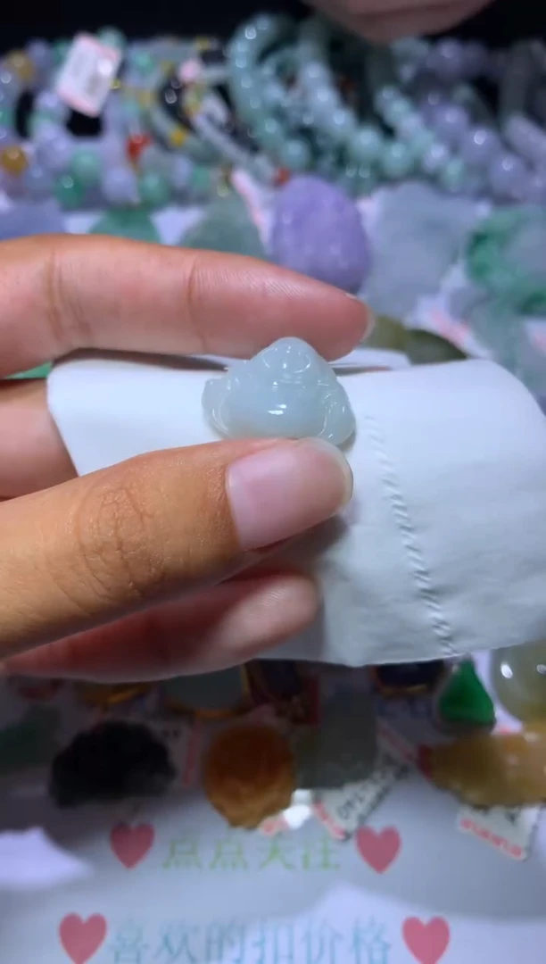 翡翠挂件未镶嵌浮**夢MJX023498