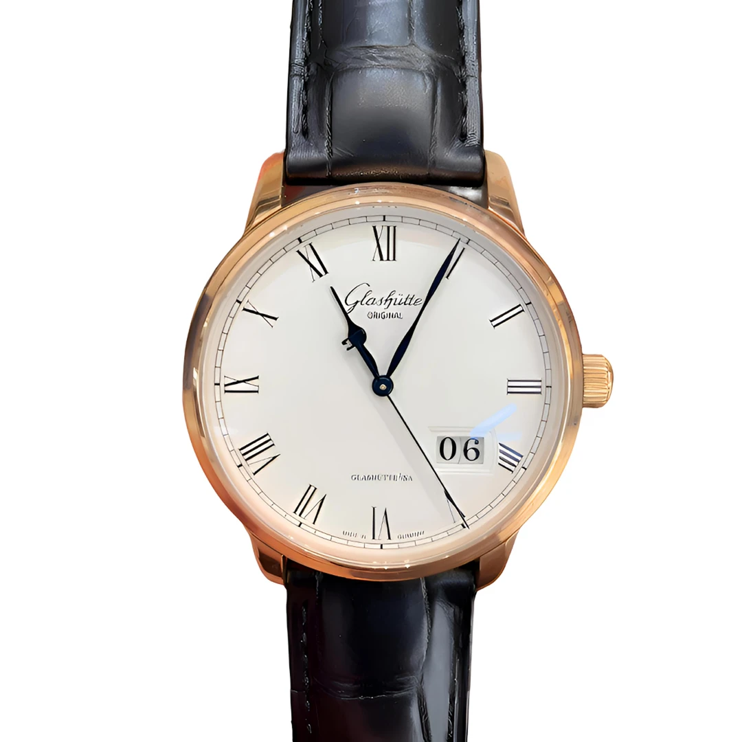 99新 Glashutte/格拉苏蒂 议员系列自动男表100-03-32-45-04径40