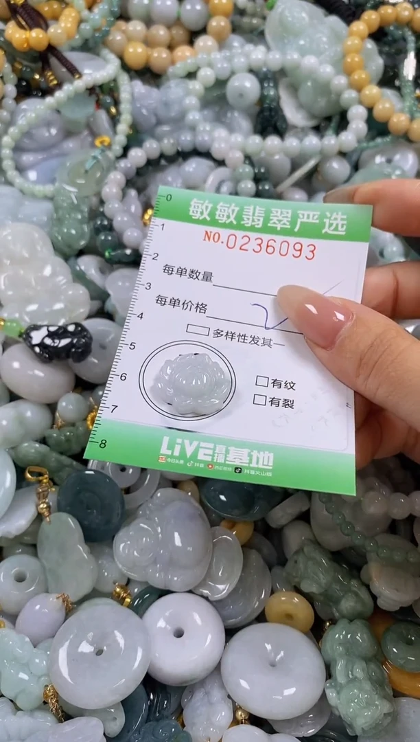 翡翠未镶嵌颈饰闪购0236093