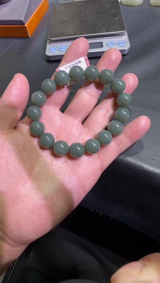 未镶嵌手串和田玉且末蓝手串（产地直发）