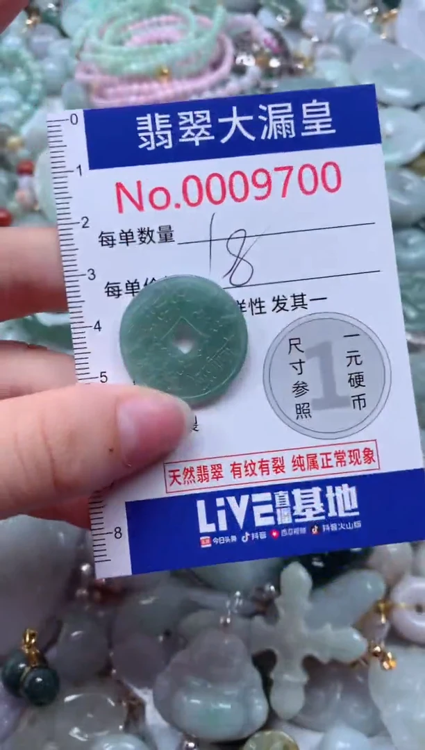 翡翠未镶嵌吊坠(不含链)9700
