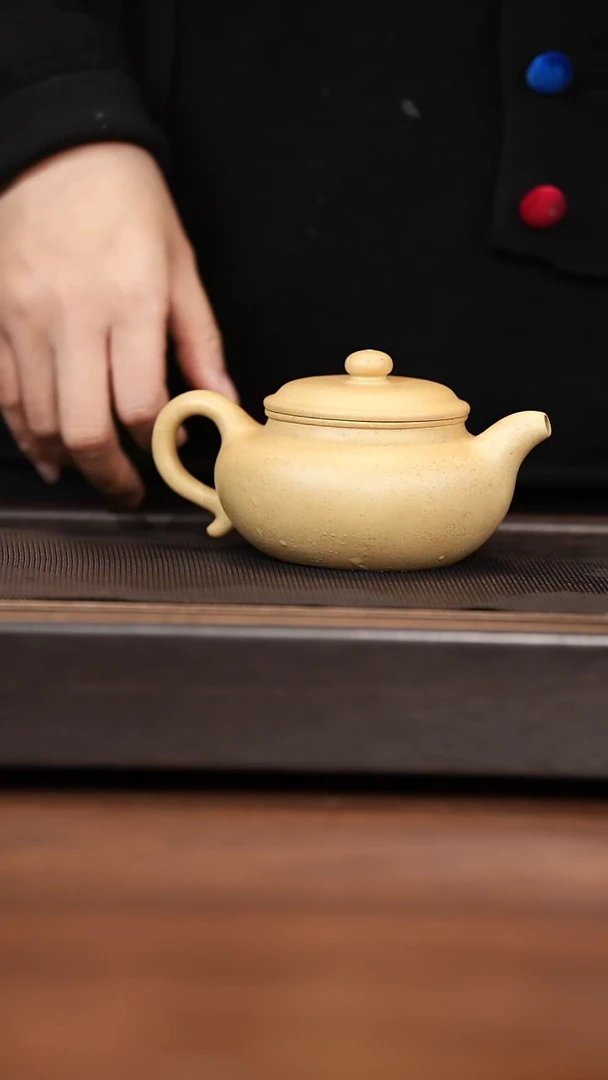 茶壶紫砂月亮紫砂 仿古 本绿
