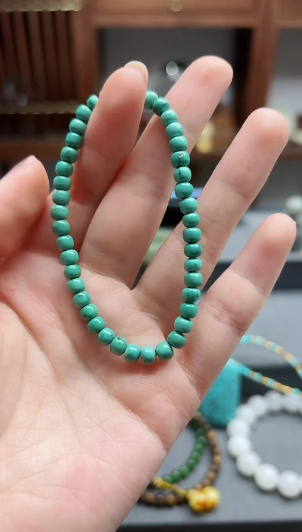 【闪购商品】绿松石手串未镶嵌松石手串LX