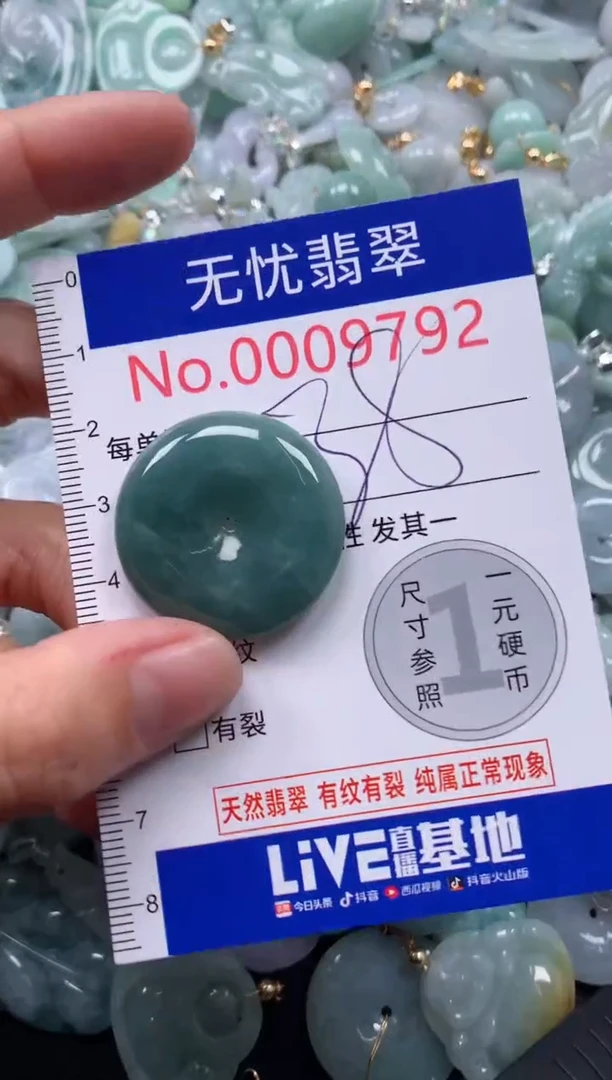 颈饰未镶嵌翡翠9792