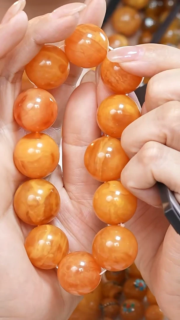 蜜蜡颈饰未镶嵌5273天然蜜蜡珠宝奇石云端妖孽石膏蜡全部保真