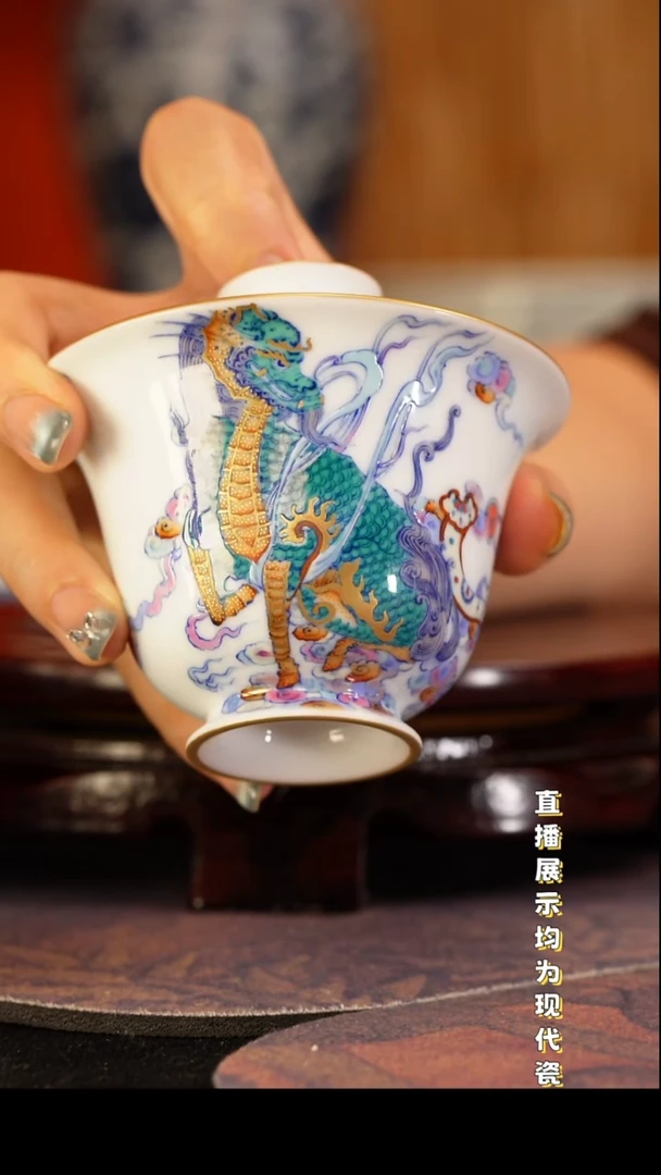 景德镇手工手绘陶瓷杯