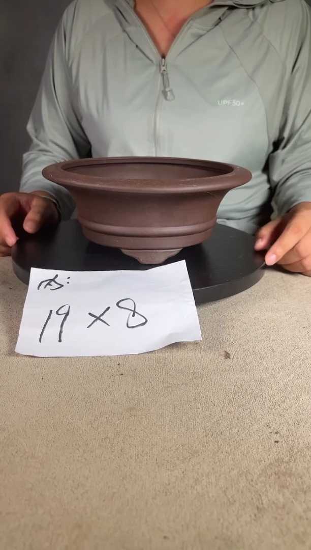 宜兴紫砂花盆小盆