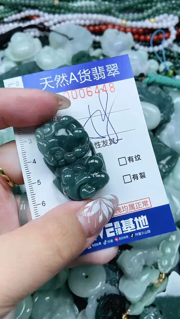 颈饰未镶嵌翡翠天然A货 支持复检