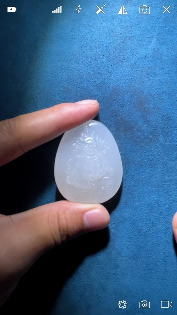 未镶嵌和田玉挂件LS 黄财神吊坠