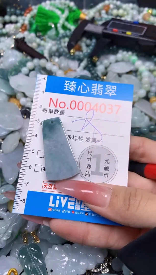 【闪购商品】翡翠颈饰未镶嵌含绳0004037