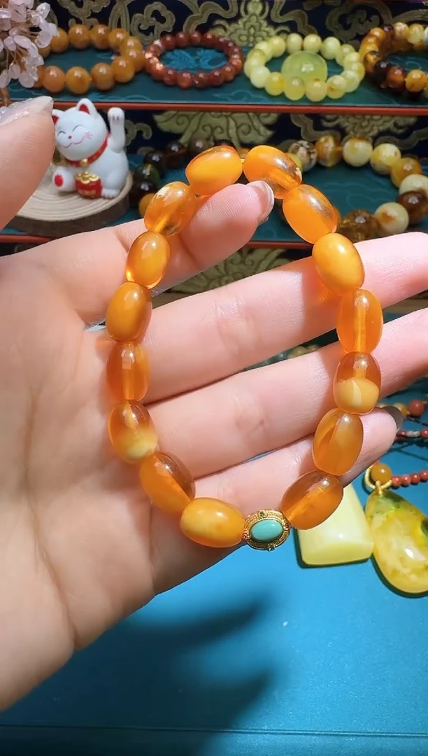 手链琥珀未镶嵌多样性的发一件293