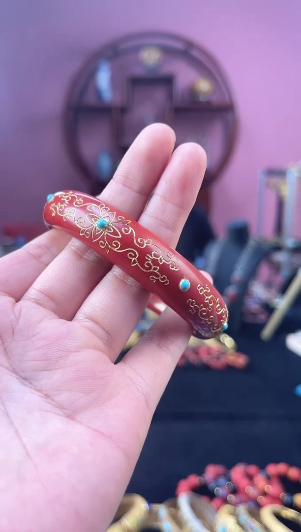非遗 金漆镶嵌手镯 60