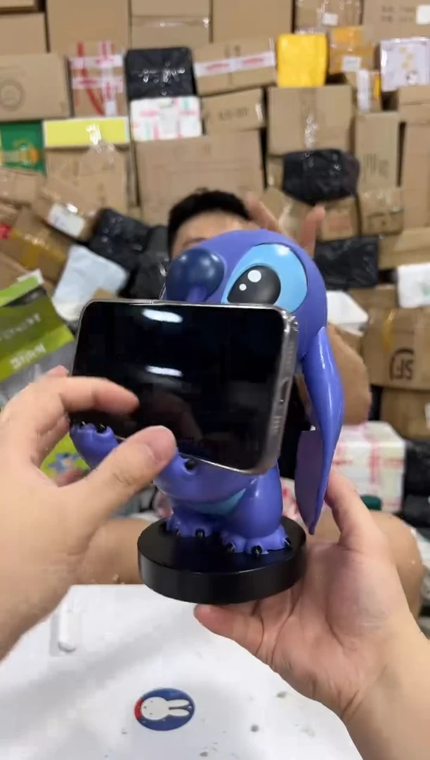 瓷片原盒史迪仔手机支架