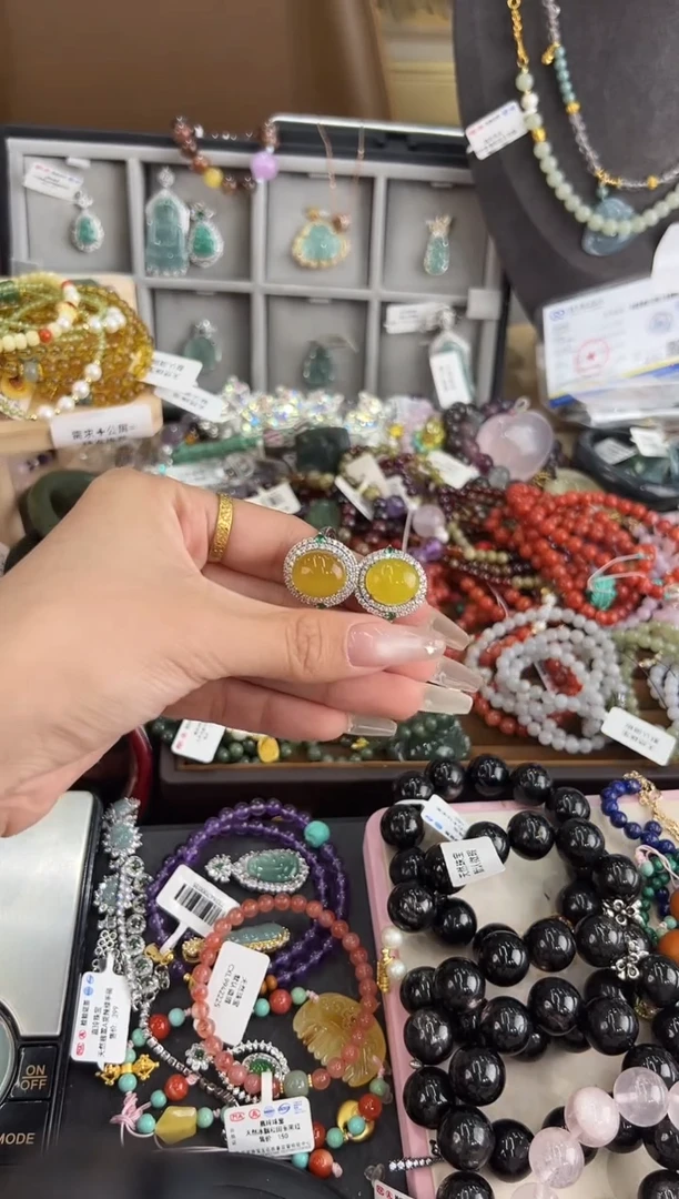 玛瑙/玉髓戒指银S925镶嵌戒指